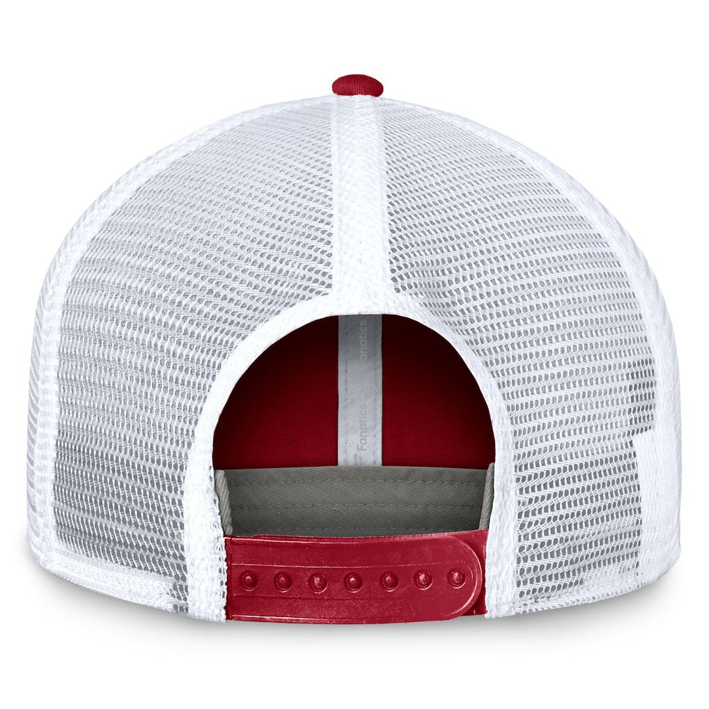 Atlanta Falcons Bench Trucker Adjustable Hat - Black/Red Hats