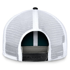 Philadelphia Eagles Bench Trucker Adjustable Hat - Midnight Green/Black Hats
