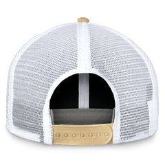 New Orleans Saints Bench Trucker Adjustable Hat - Black/Gold Hats