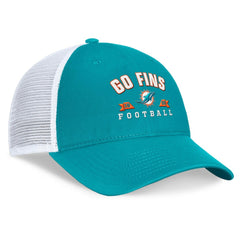Miami Dolphins Timeout Trucker Adjustable Hat - Aqua Hats