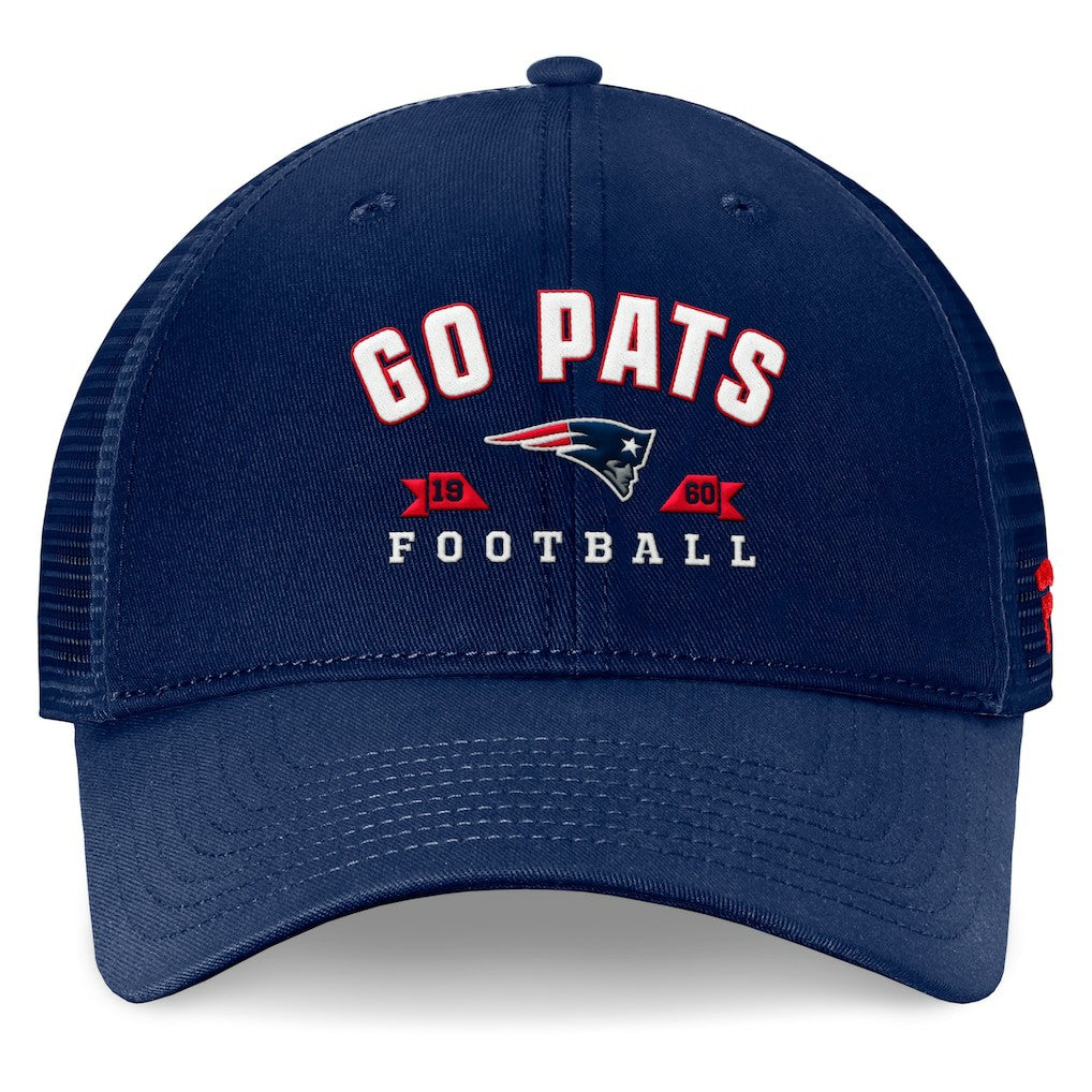 New England Patriots Timeout Trucker Adjustable Hat - Navy Hats