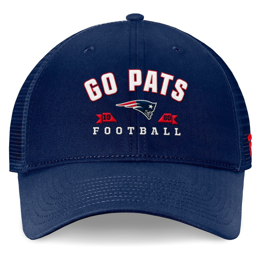 New England Patriots Timeout Trucker Adjustable Hat - Navy Hats
