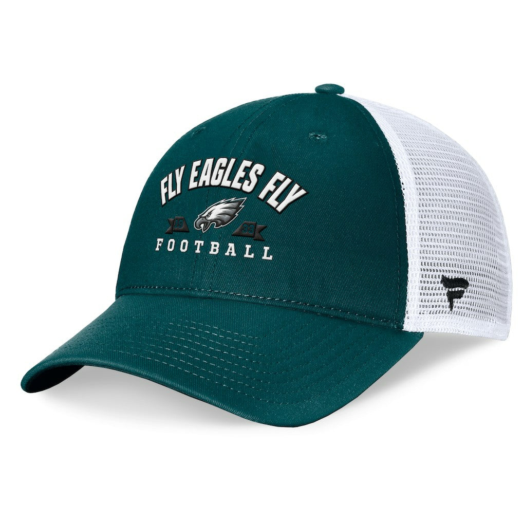 Philadelphia Eagles Timeout Trucker Adjustable Hat - Midnight Green Hats