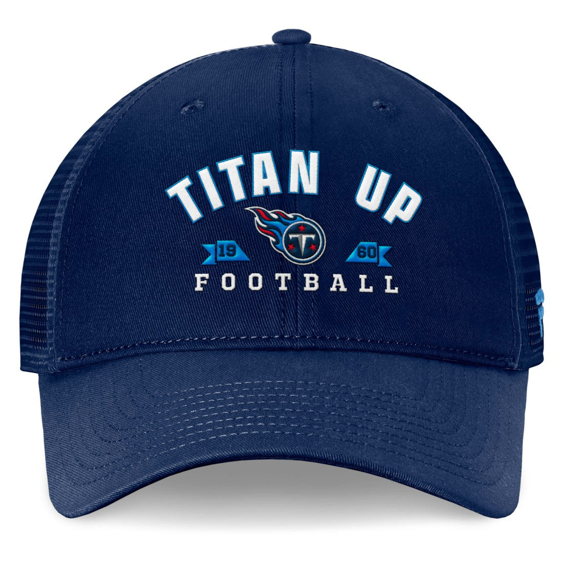 Tennessee Titans Timeout Trucker Adjustable Hat - Navy Hats