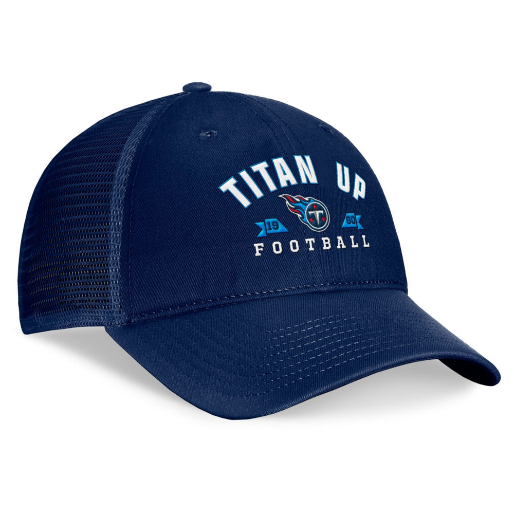 Tennessee Titans Timeout Trucker Adjustable Hat - Navy Hats