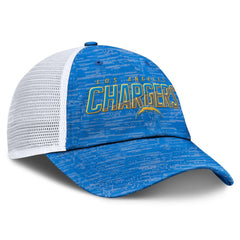 Los Angeles Chargers Challenge Trucker Adjustable Hat - Heather Powder Blue Hats