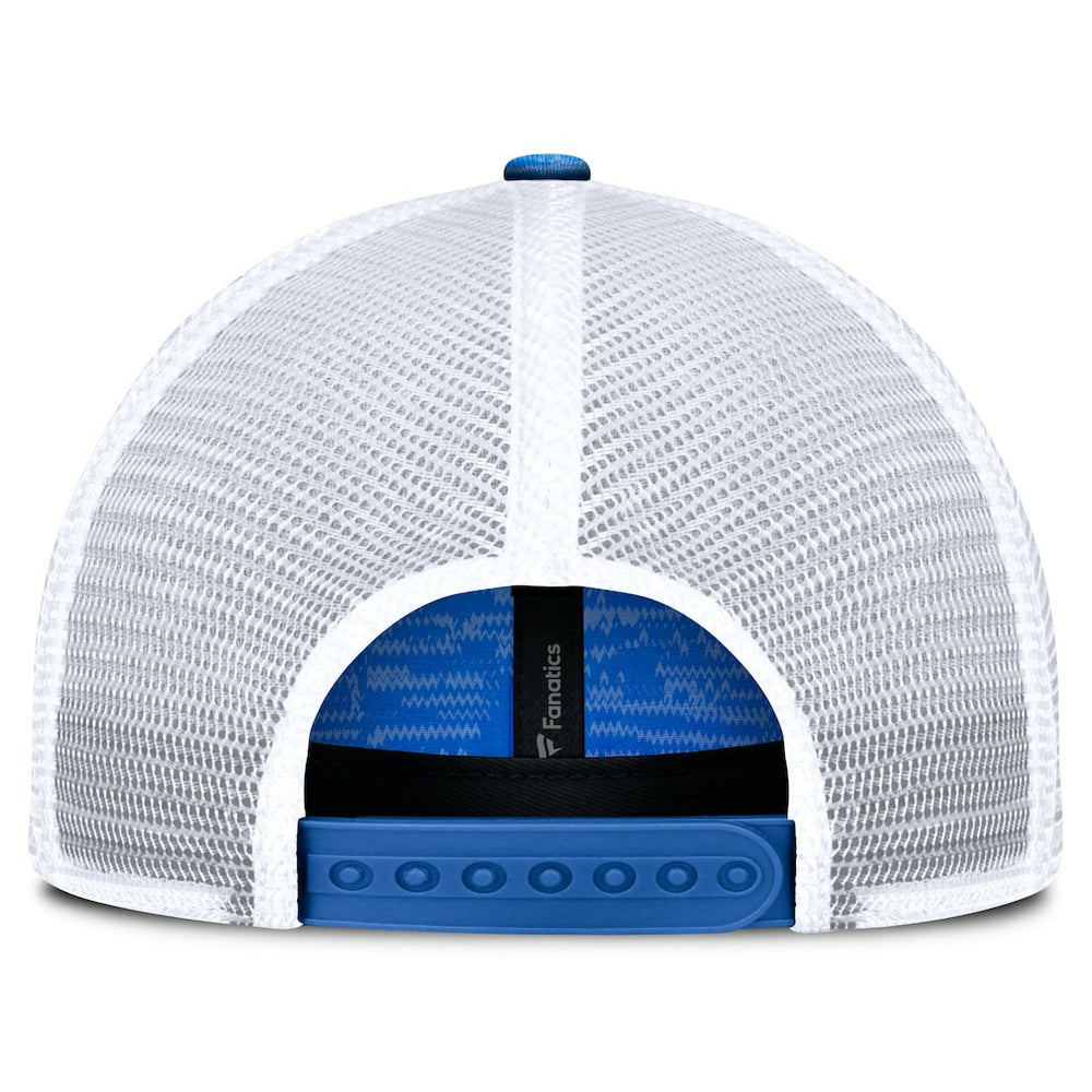 Los Angeles Chargers Challenge Trucker Adjustable Hat - Heather Powder Blue Hats