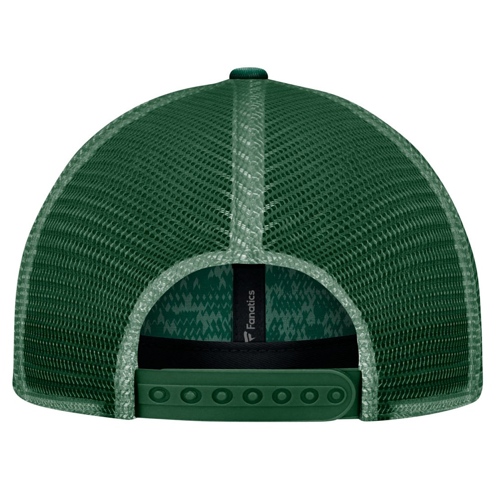 New York Jets Challenge Trucker Adjustable Hat - Heather Green Hats