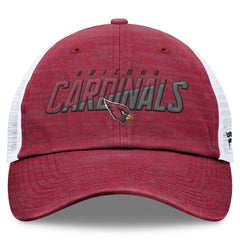 Arizona Cardinals Challenge Trucker Adjustable Hat - Heather Cardinal Hats