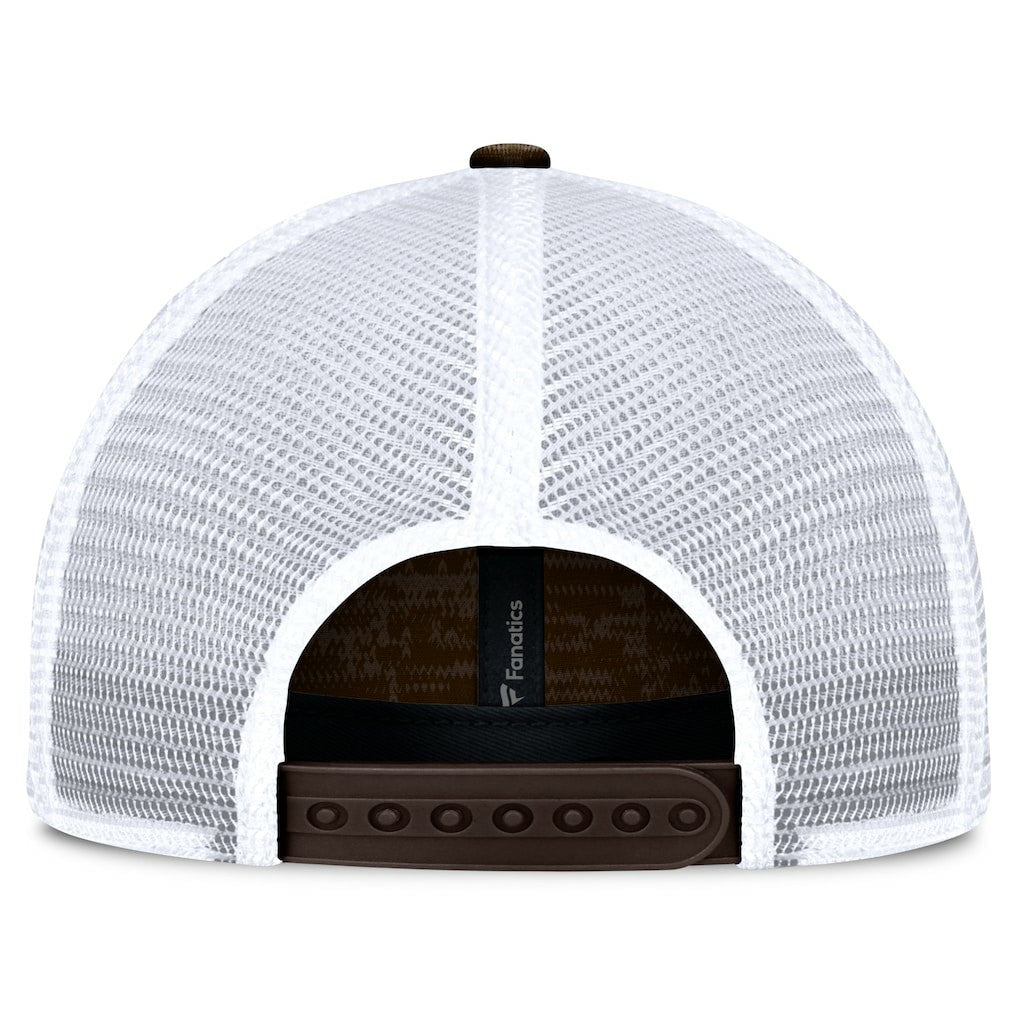 Cleveland Browns Challenge Trucker Adjustable Hat - Brown Hats