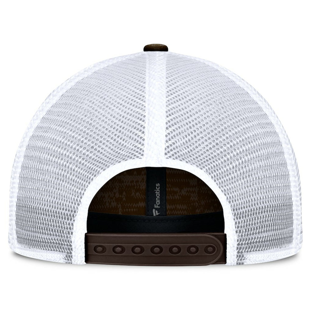 Cleveland Browns Challenge Trucker Adjustable Hat - Brown Hats