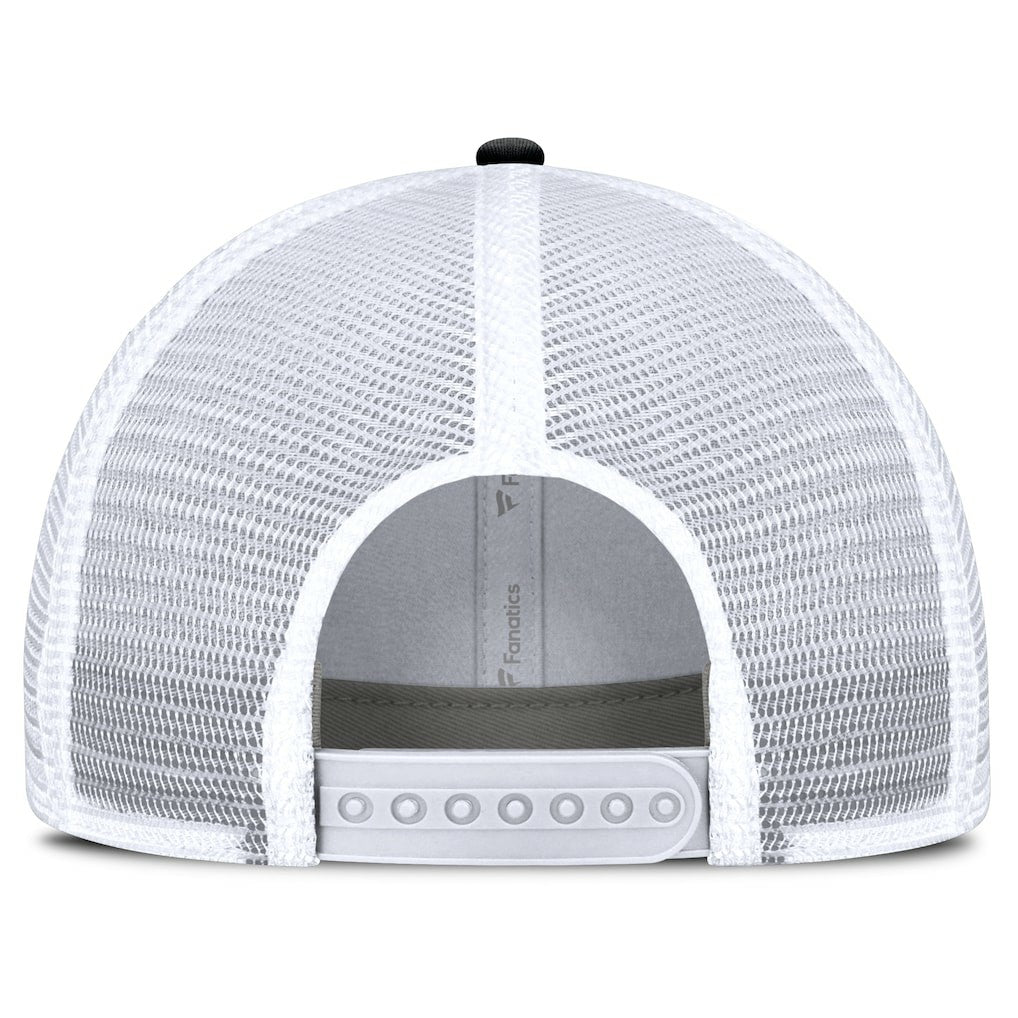 Las Vegas Raiders Flawless Stripe Adjustable Hat - White/Black Hats