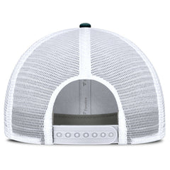 Philadelphia Eagles Flawless Stripe Adjustable Hat - White/Midnight Green Hats