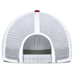 San Francisco 49ers Flawless Stripe Adjustable Hat - White/Scarlet Hats