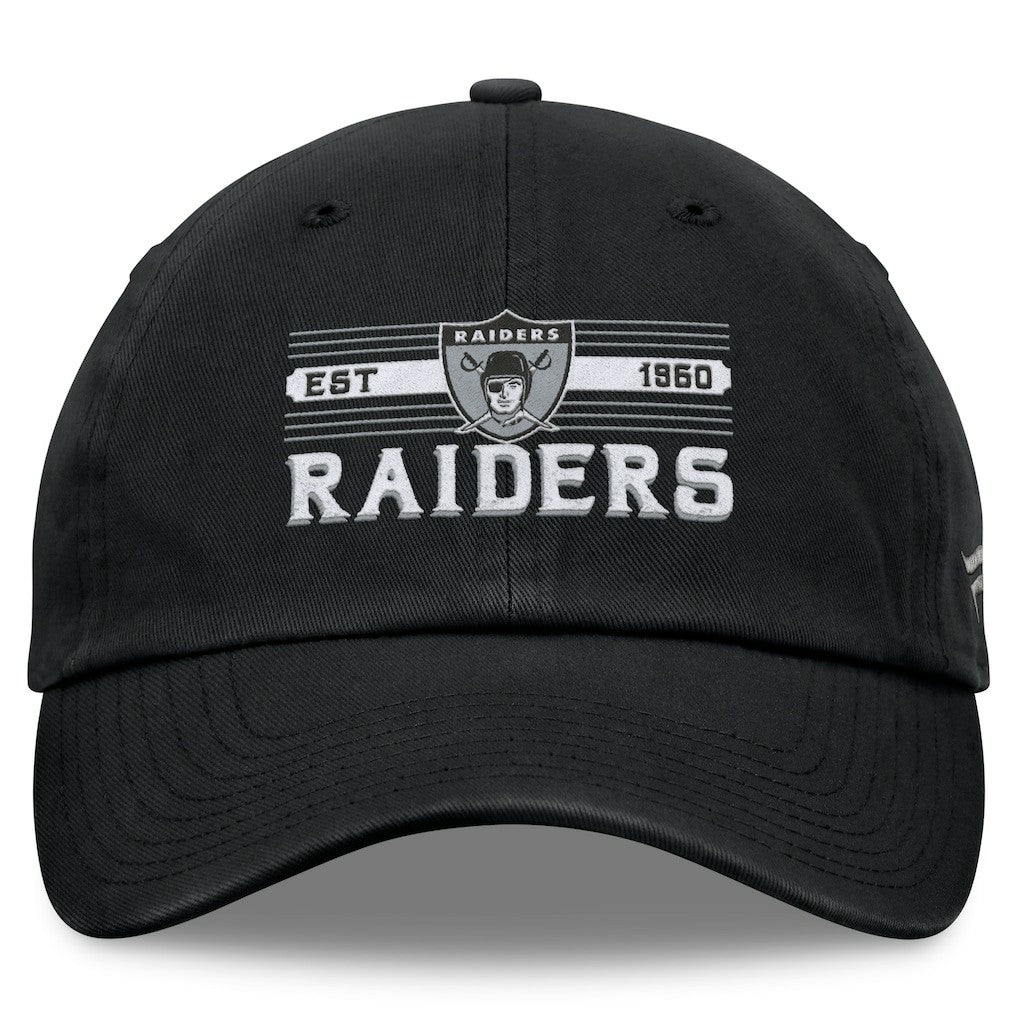 Las Vegas Raiders Vintage Delay Adjustable Hat - Black Hats