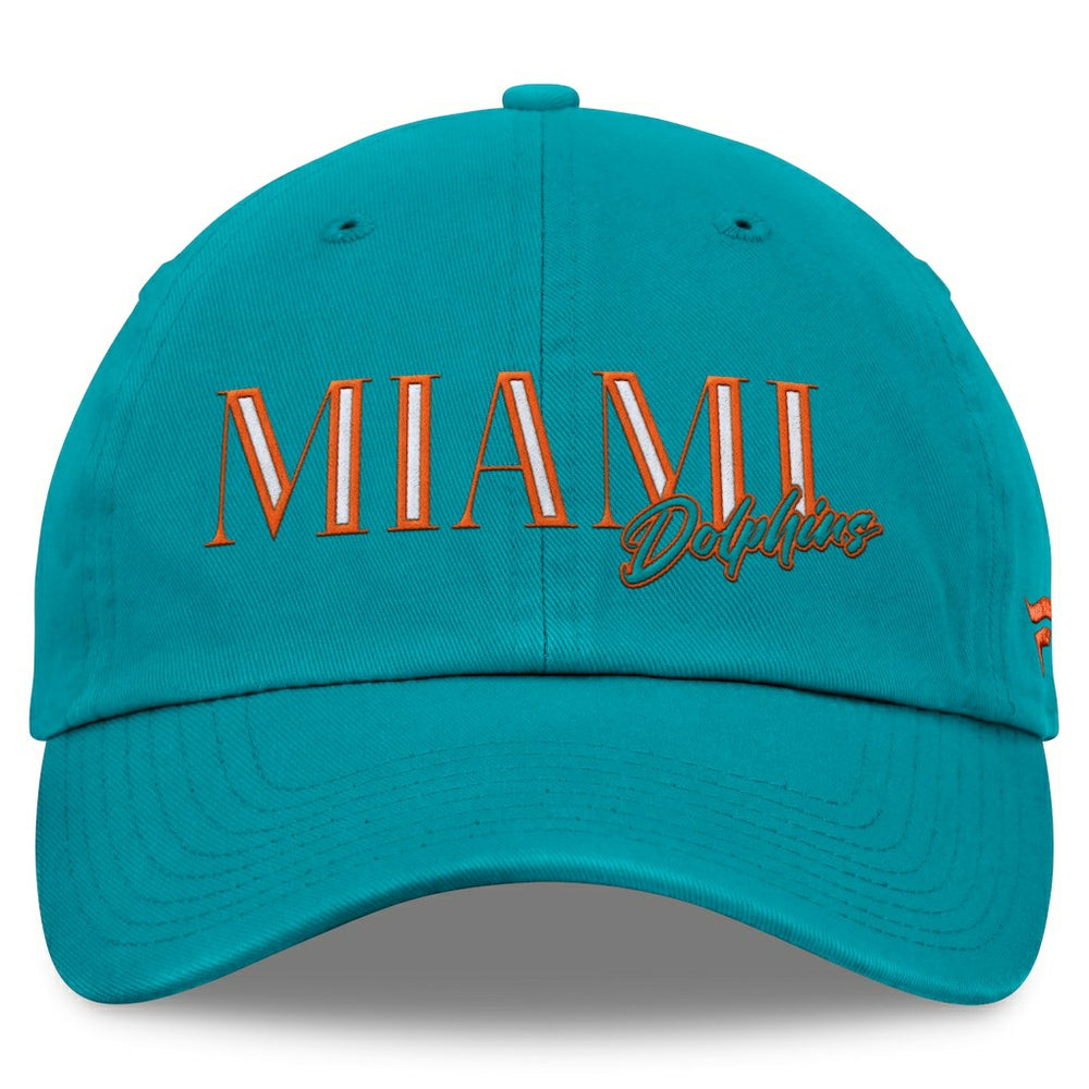 Miami Dolphins Women's City Adjustable Hat - Aqua Hats