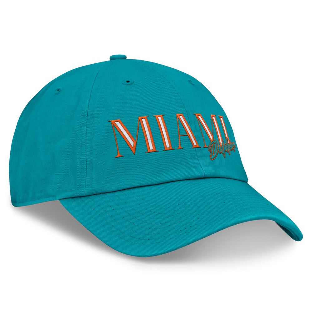 Miami Dolphins Women's City Adjustable Hat - Aqua Hats