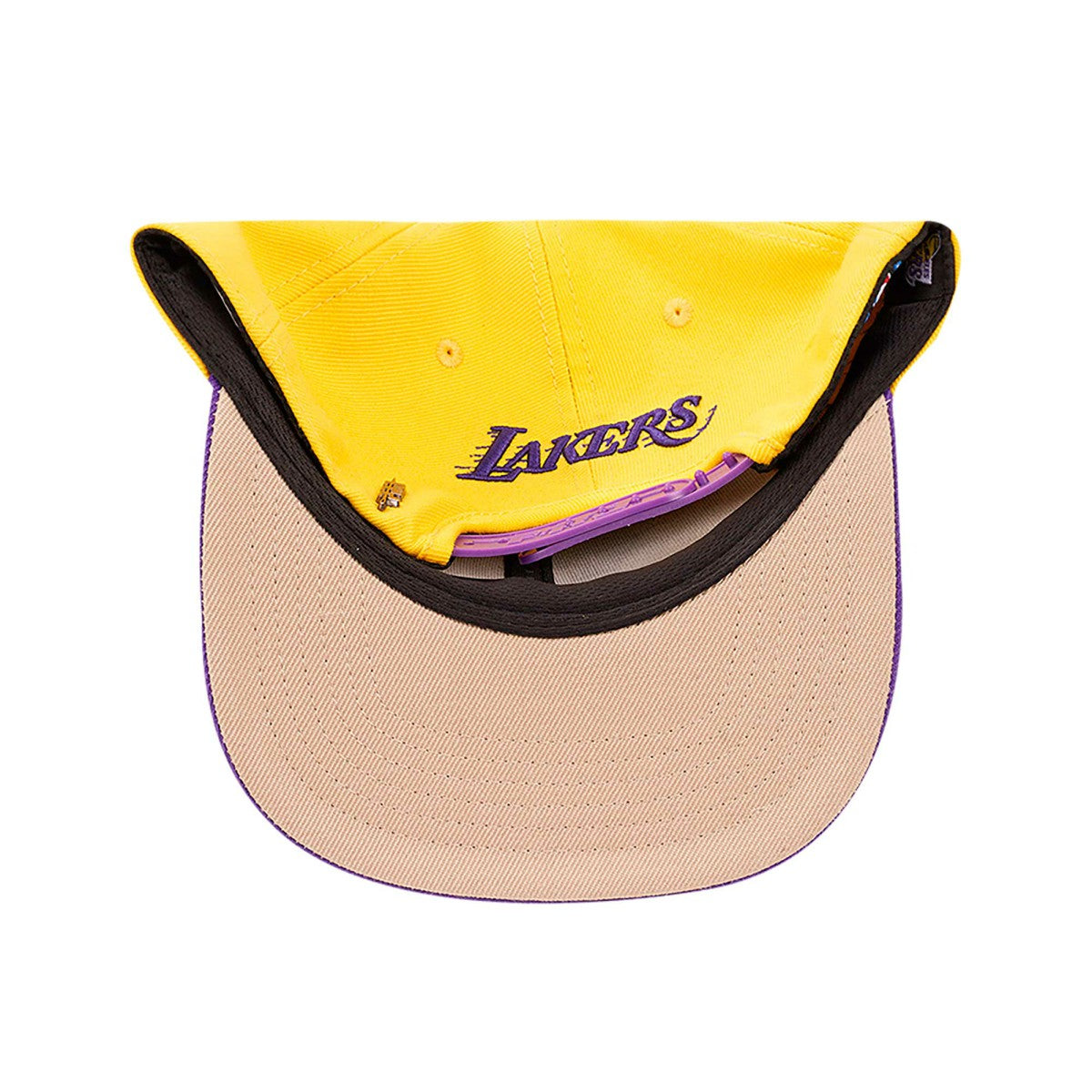 Los Angeles Lakers Pro Standard Logo Morph Snapback Hat Gold/Purple