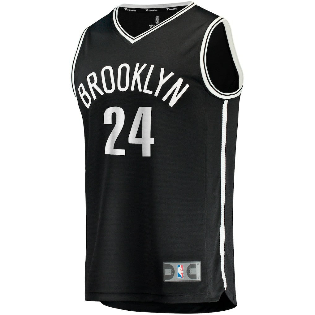Cam Thomas Brooklyn Nets Big & Tall Fast Break Player Jersey Black Icon Edition - Fanatics outlet