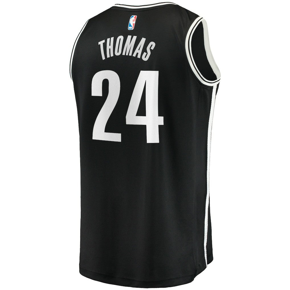 Cam Thomas Brooklyn Nets Big & Tall Fast Break Player Jersey Black Icon Edition - Fanatics outlet