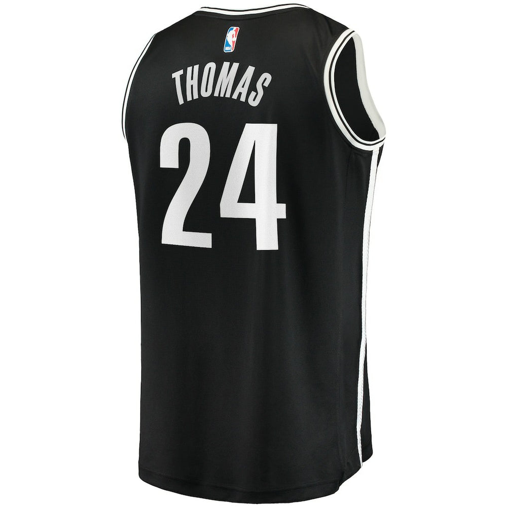 Cam Thomas Brooklyn Nets Big & Tall Fast Break Player Jersey Black Icon Edition - Fanatics outlet