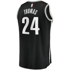 Cam Thomas Brooklyn Nets Big & Tall Fast Break Player Jersey Black Icon Edition - Fanatics outlet