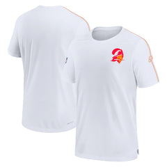 Tampa Bay Buccaneers Sideline Alternate Logo Coach Performance Top - White Tops