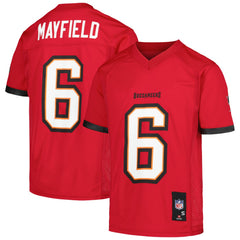 Baker Mayfield Tampa Bay Buccaneers Youth Replica Player Jersey - Red Jerseys