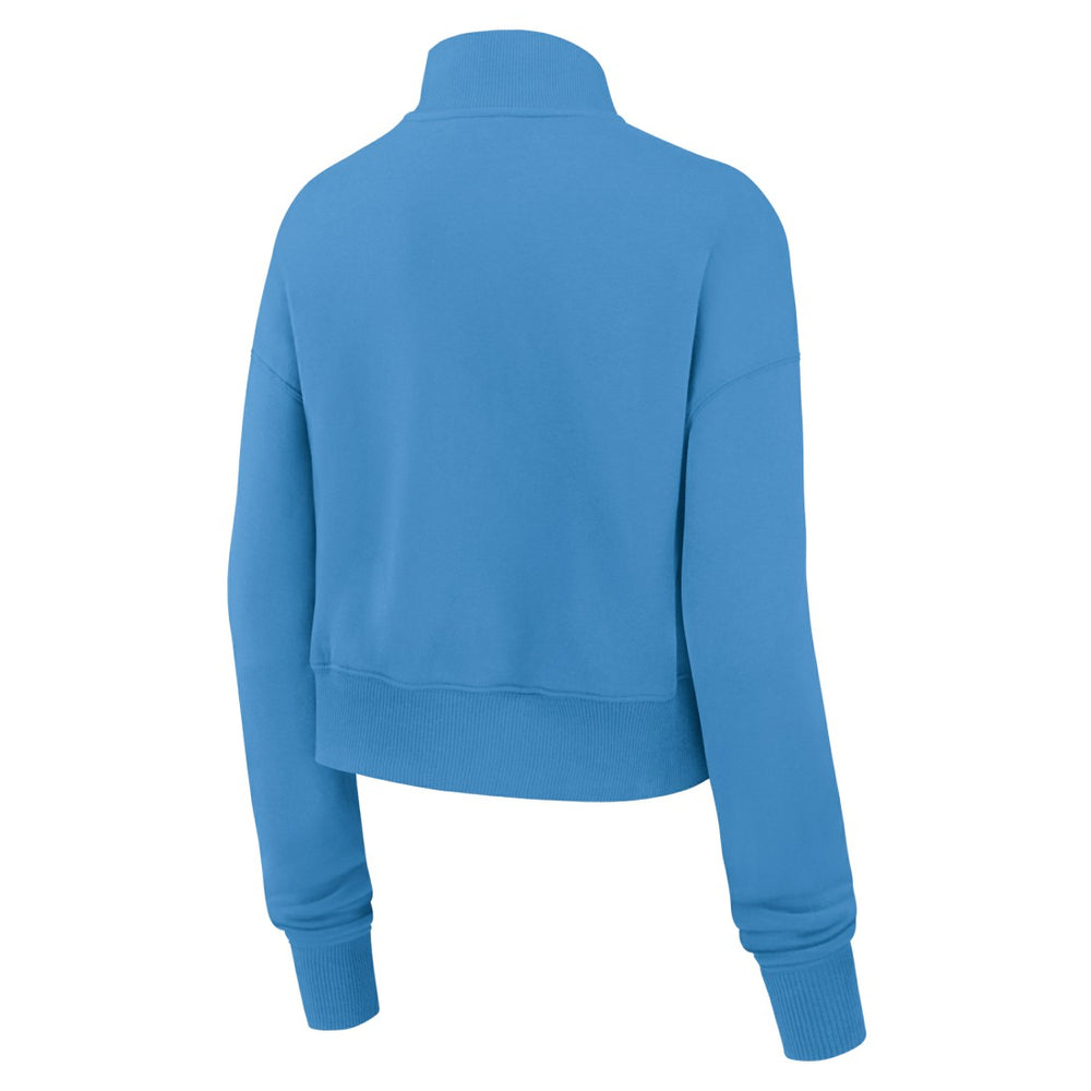 Tennessee Titans Women's Rewind Phoenix Half-Zip Sweatshirt - Light Blue Sweatshirts