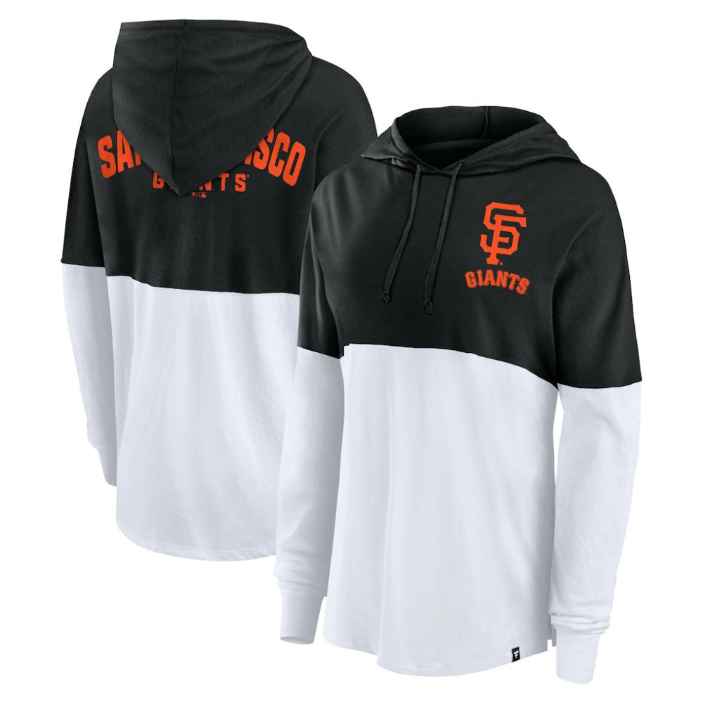 San Francisco Giants Fanatics Women's Backup Option Pullover Hoodie - Black/White Hoodies