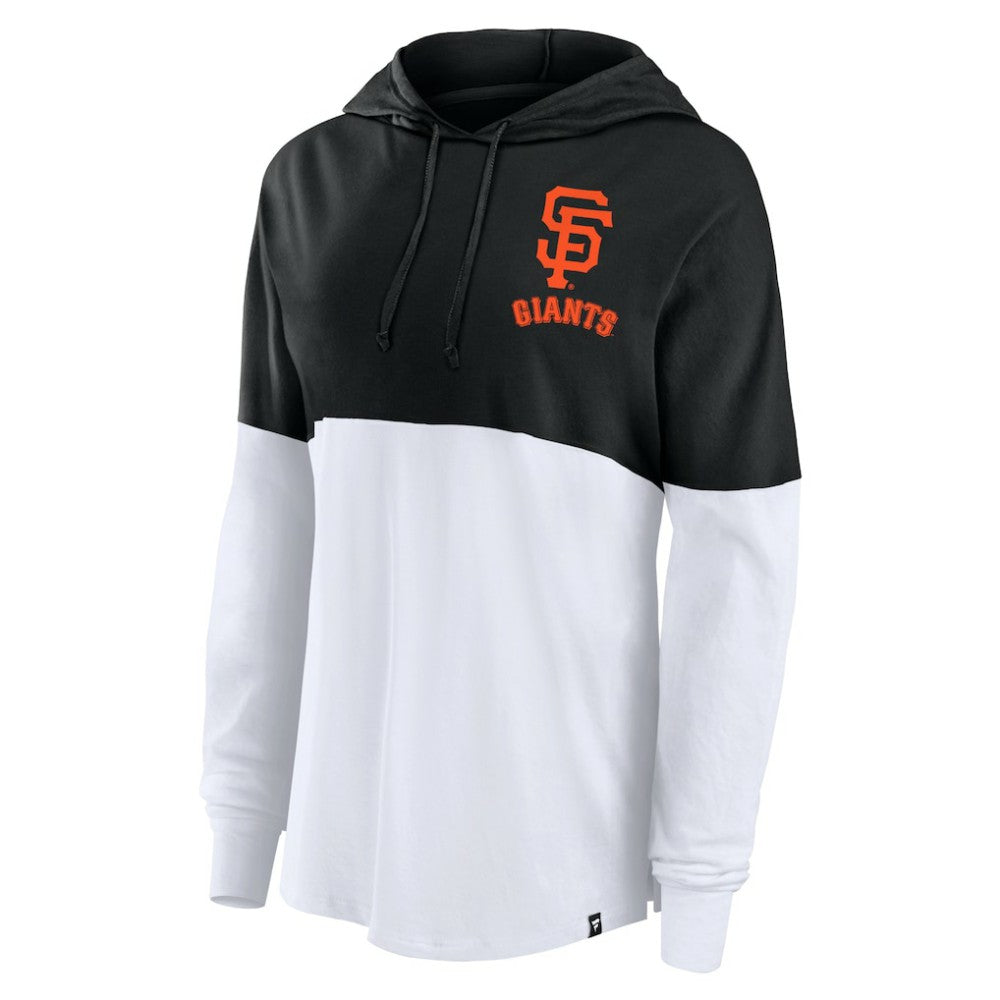 San Francisco Giants Fanatics Women's Backup Option Pullover Hoodie - Black/White Hoodies