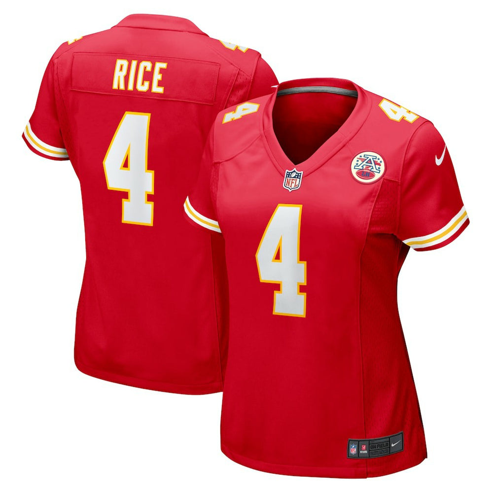 Rashee Rice Kansas City Chiefs Women's Game Jersey - Red Jerseys