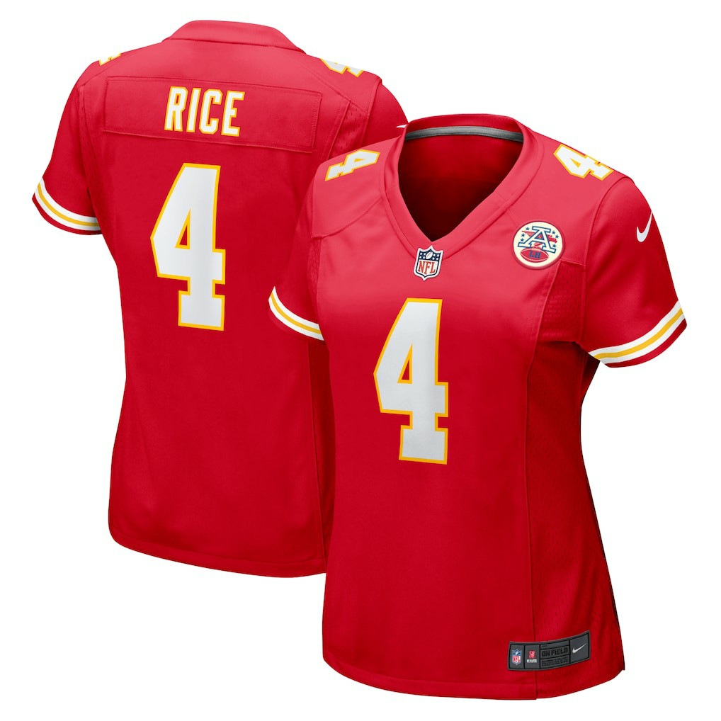 Rashee Rice Kansas City Chiefs Women's Game Jersey - Red Jerseys