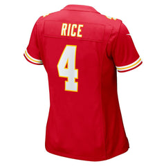 Rashee Rice Kansas City Chiefs Women's Game Jersey - Red Jerseys