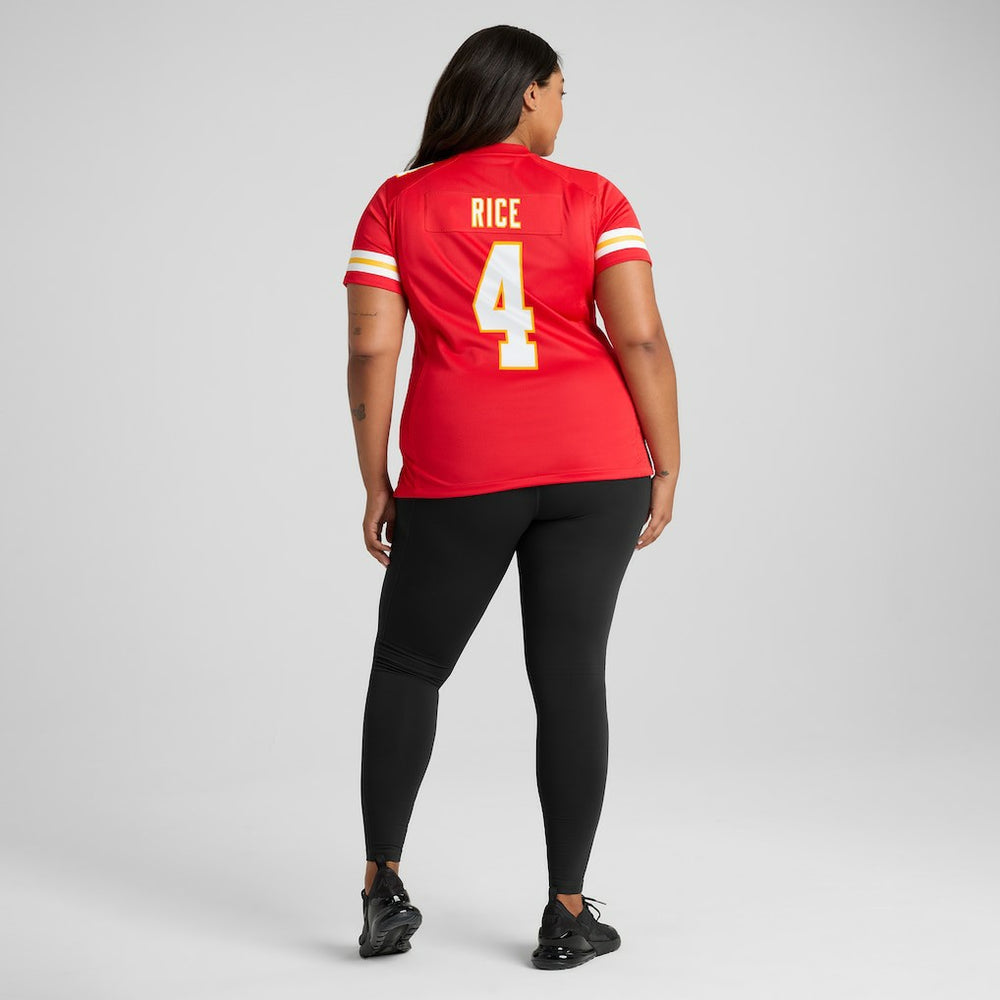 Rashee Rice Kansas City Chiefs Women's Game Jersey - Red Jerseys