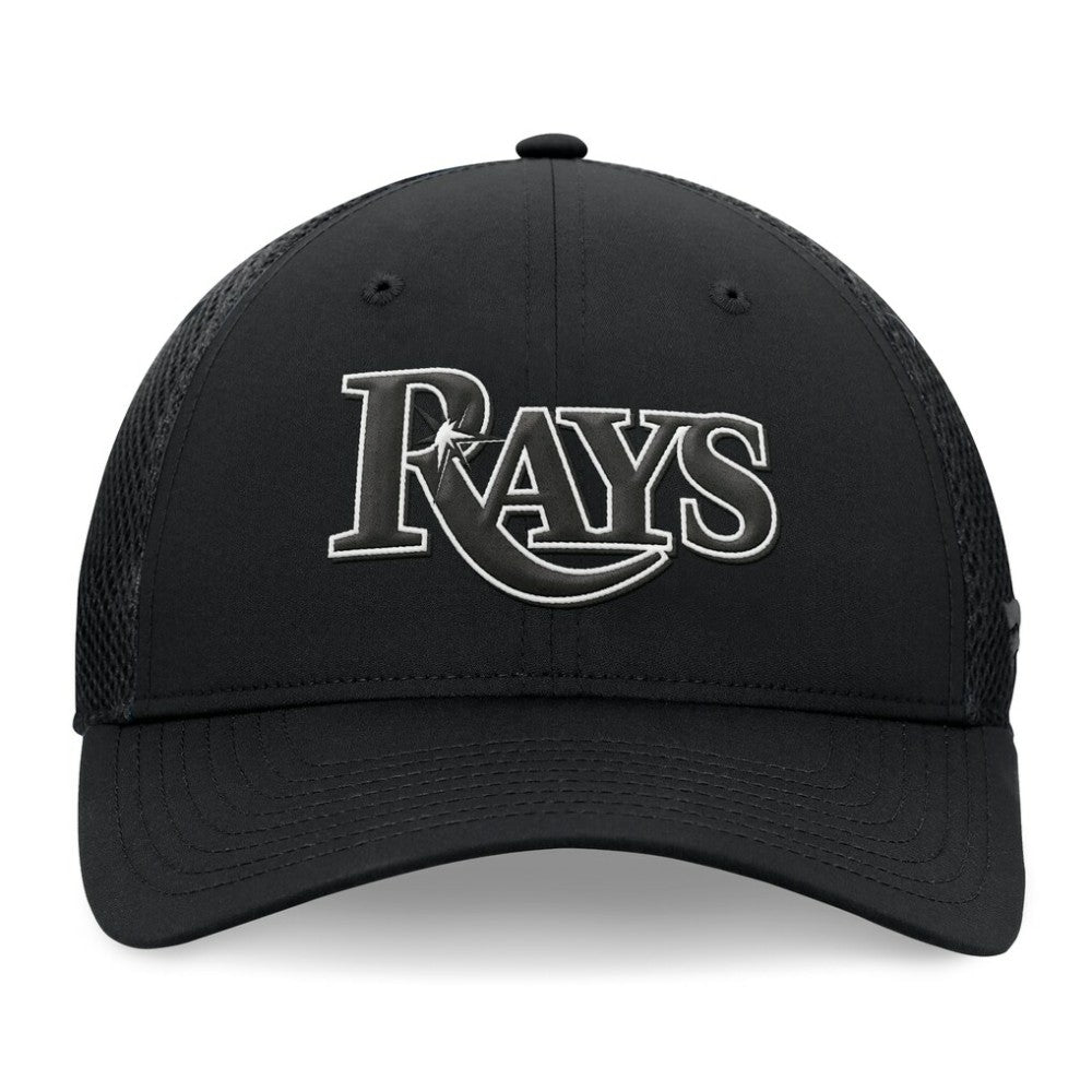 Tampa Bay Rays Fanatics Spacer Mesh Flex Hat - Black Hats