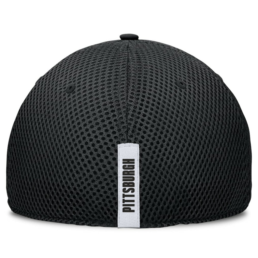 Pittsburgh Pirates Fanatics Spacer Mesh Flex Hat - Black Hats