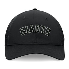 San Francisco Giants Fanatics Spacer Mesh Flex Hat - Black Hats
