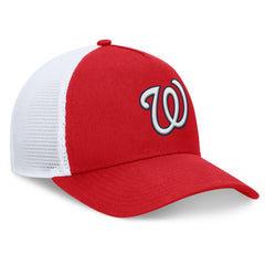 Washington Nationals Fanatics Fundamental A-Frame Adjustable Hat - Red Hats