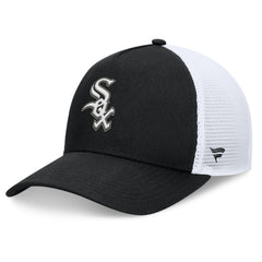 Chicago White Sox Fanatics Fundamental A-Frame Adjustable Hat - Black Hats