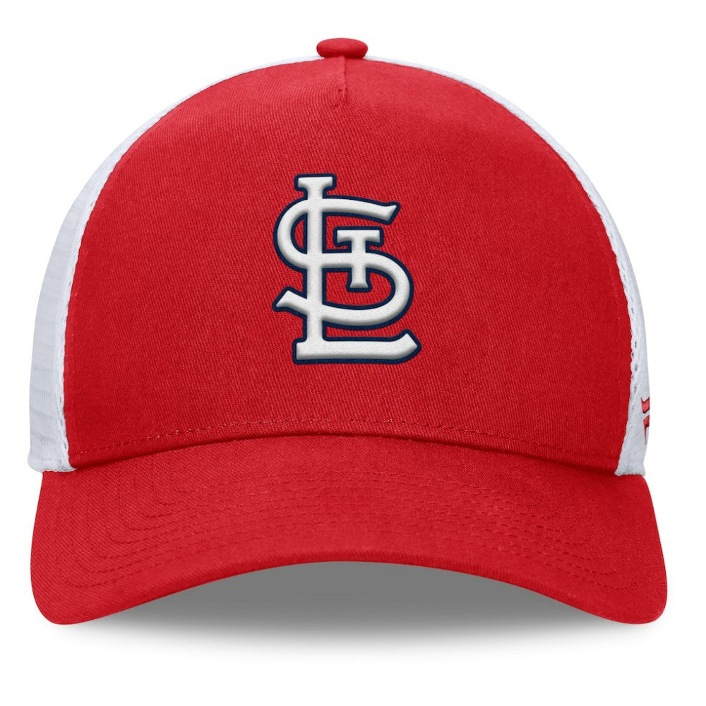 St. Louis Cardinals Fanatics Fundamental A-Frame Adjustable Hat - Red Hats