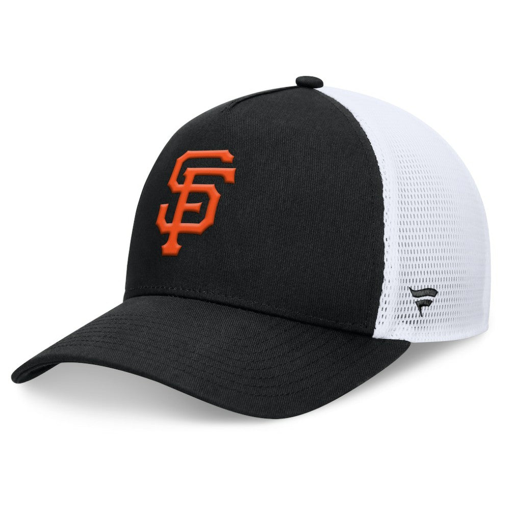 San Francisco Giants Fanatics Fundamental A-Frame Adjustable Hat - Black Hats