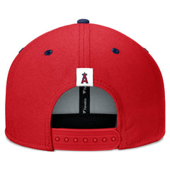 Los Angeles Angels Fanatics Fundamental Bold Snapback Hat - Red/Navy Hats