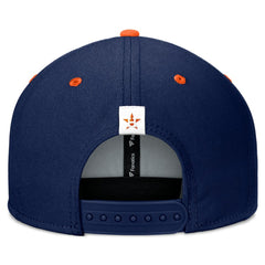 Houston Astros Fanatics Fundamental Bold Snapback Hat - Navy/Orange Hats
