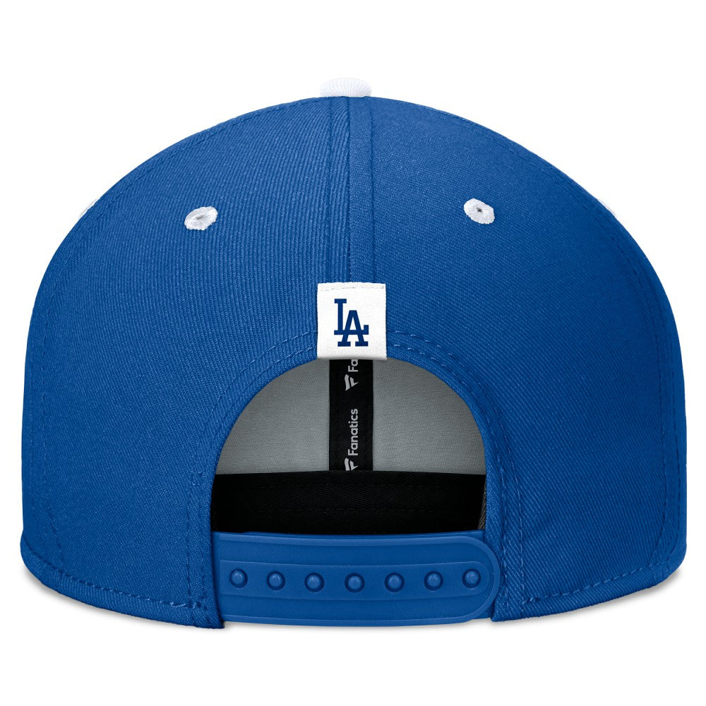 Los Angeles Dodgers Fanatics Fundamental Bold Snapback Hat - Royal/White Hats