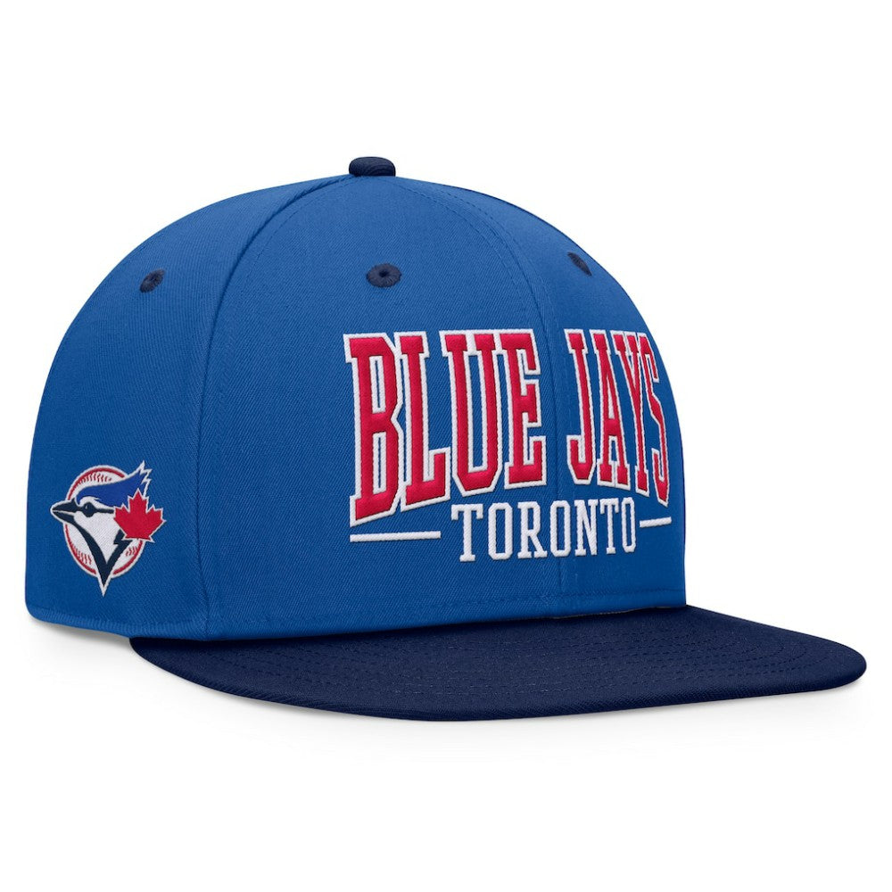 Toronto Blue Jays Fanatics Fundamental Bold Snapback Hat - Royal/Navy Hats