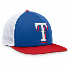 Texas Rangers Fanatics Fundamental Foam Front Snapback Hat - Royal/White Hats