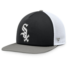 Chicago White Sox Fanatics Fundamental Foam Front Snapback Hat - Black/White Hats
