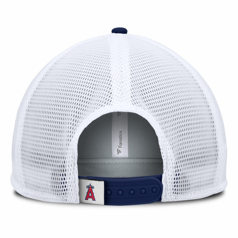 Los Angeles Angels Fanatics Fundamental Foam Front Snapback Hat - Red/White Hats