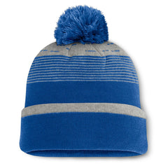 Chicago Cubs Fanatics Fundamental Gradient Cuffed Knit Hat with Pom - Royal Hats